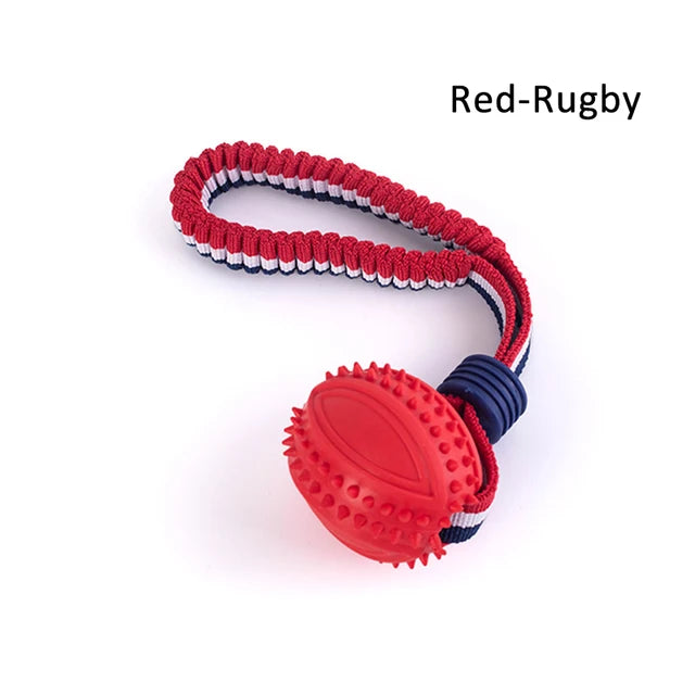 Durable Dog Chew Toys, Knot Cotton Rope Dog Toys With TPR Balls For Small Medium Large Dog