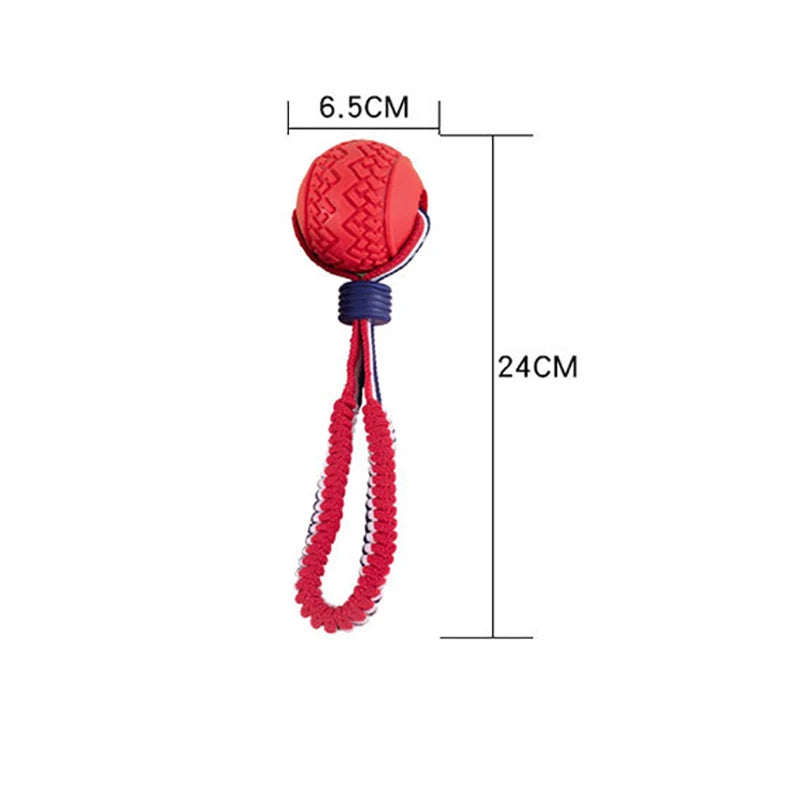 Durable Dog Chew Toys, Knot Cotton Rope Dog Toys With TPR Balls For Small Medium Large Dog